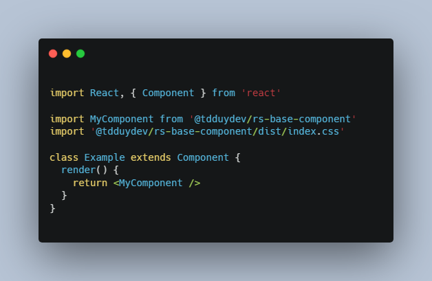 Fast interface building for react