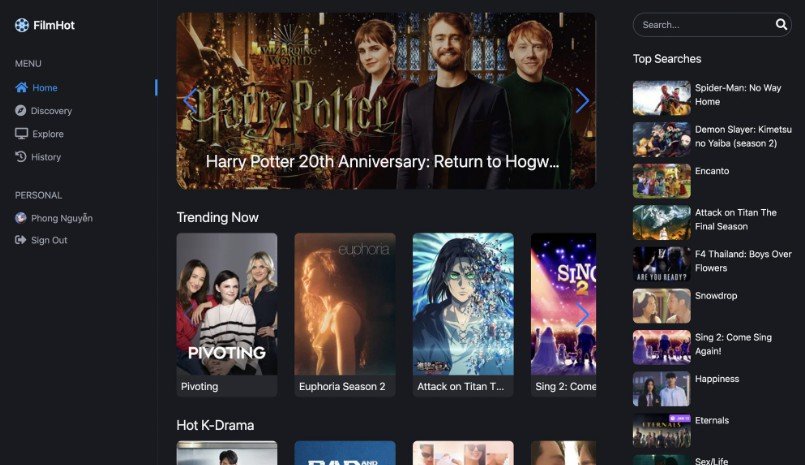 Filmhot: AdFree Movie / Anime Watching Website