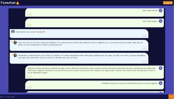 Firebase based simple Chat App