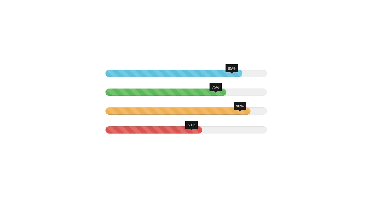 Bootstrap Progress Bar Style 42