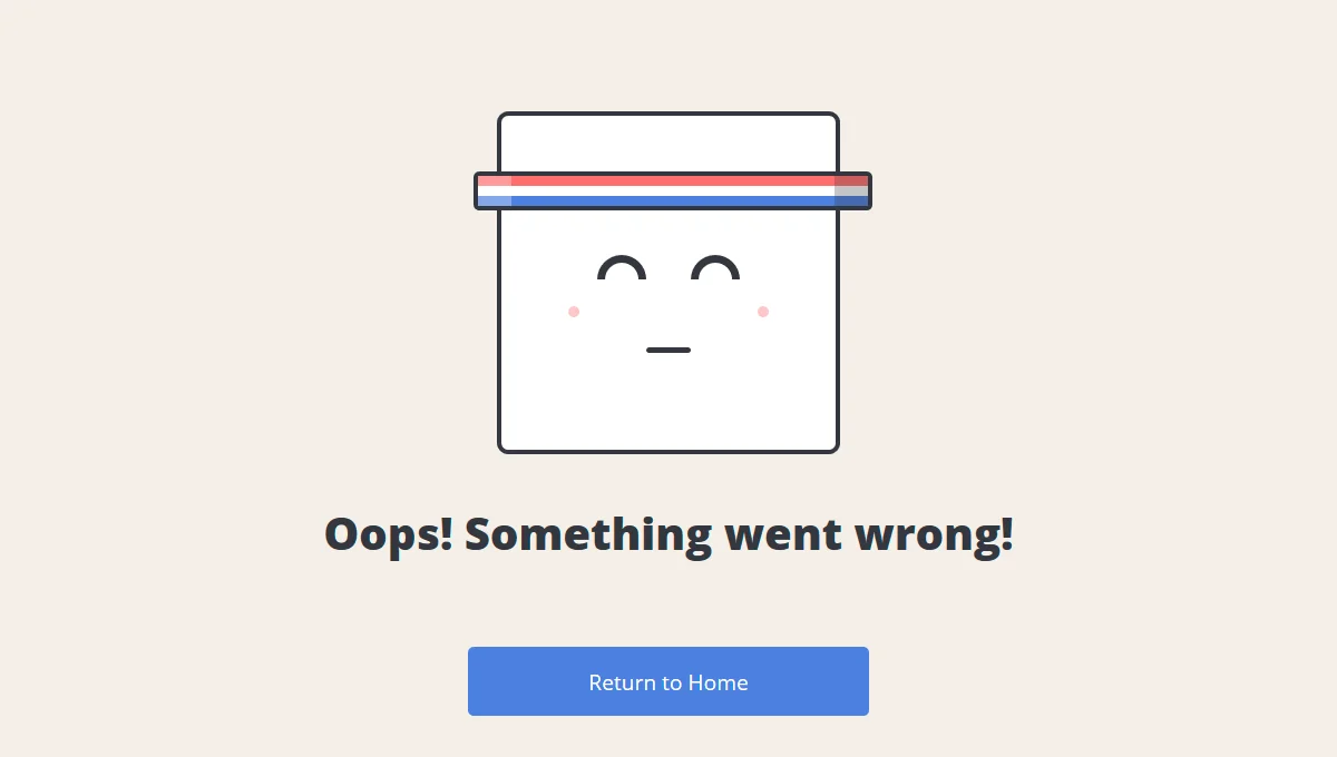 404 Page Template