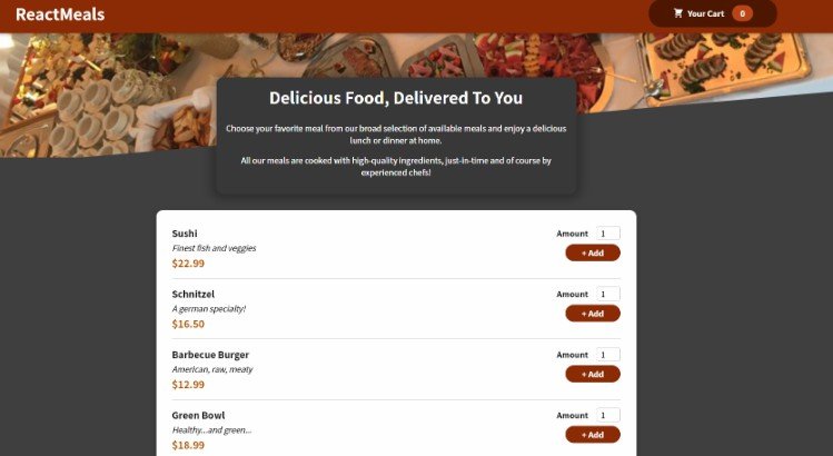 Food Order App with ReactJS, Redux, Typescript