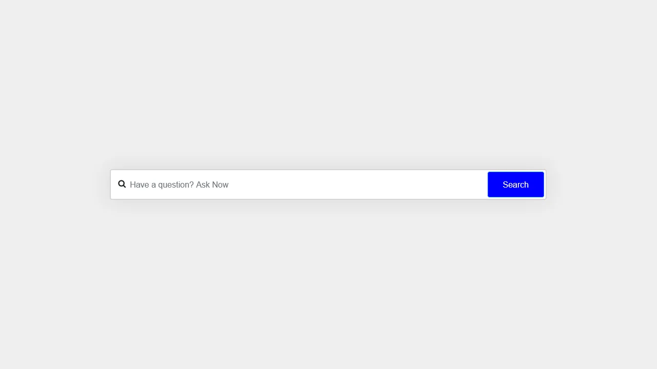 Bootstrap 5 Search Box