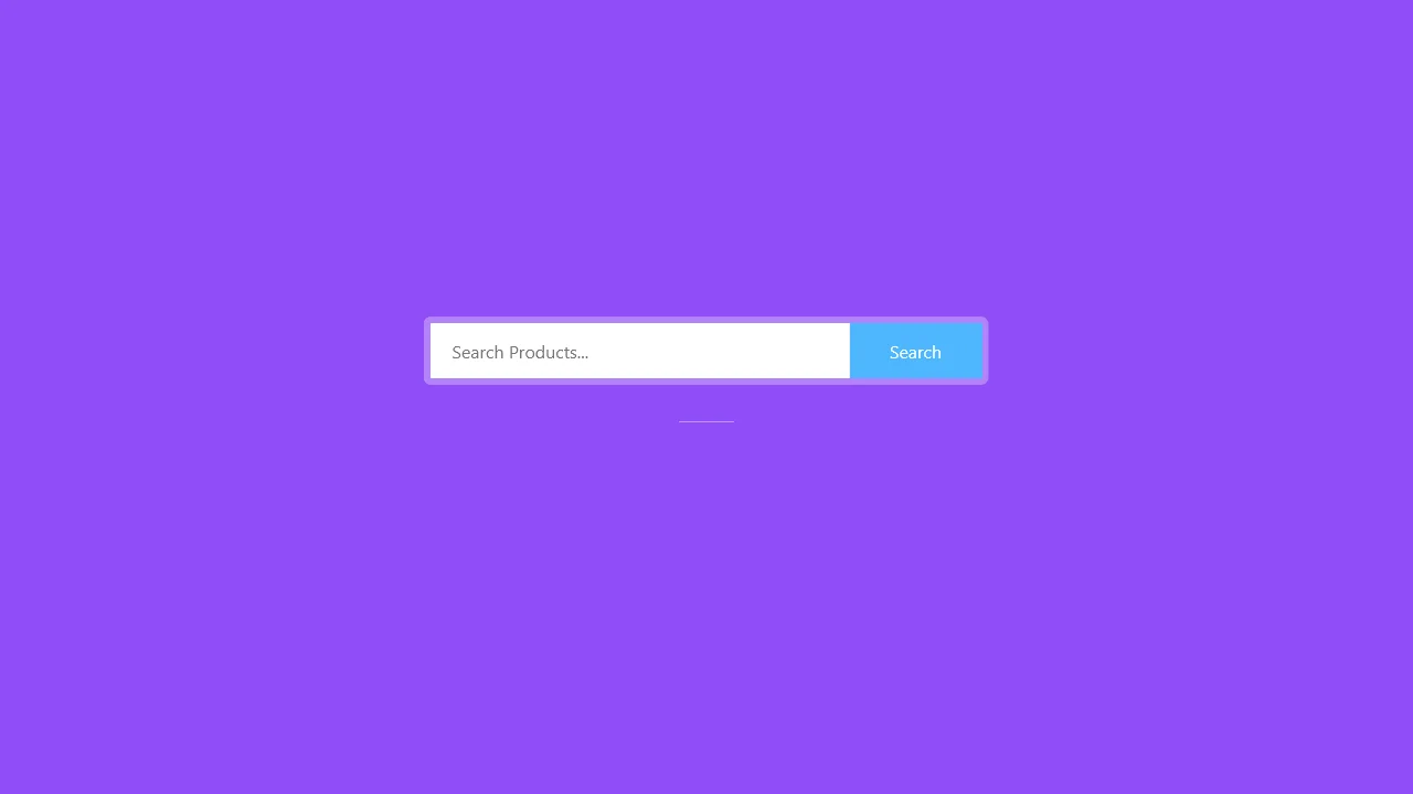 Bootstrap 4 Search Input Box