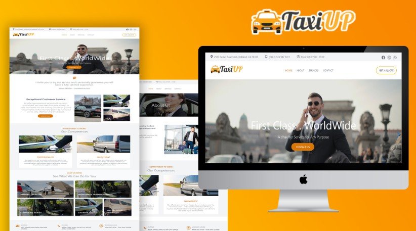 Free NextJs Template for taxi driver made with NextJs and Tailwindcss