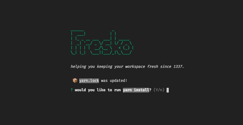 Fresko: A configurable CLI, to keep your monorepo fresh