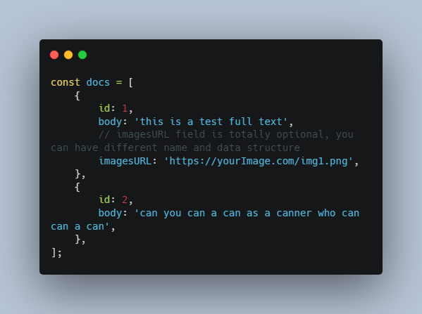 Frolics - An offline, lightweight, full-text search library for Frontend applications
