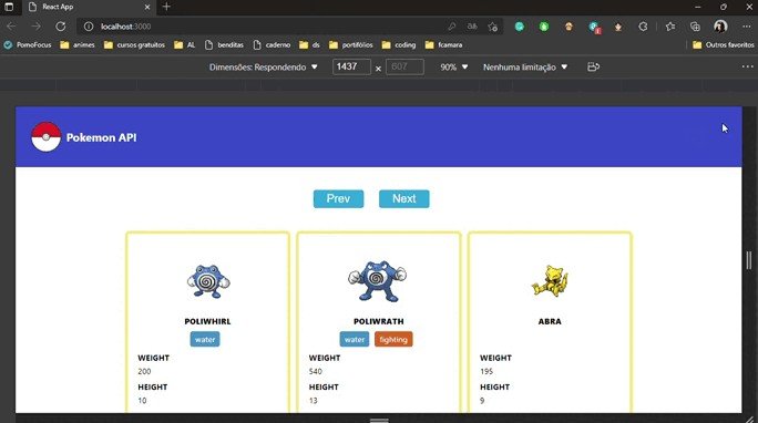 Front-end in React JS to consume PokéApi v2