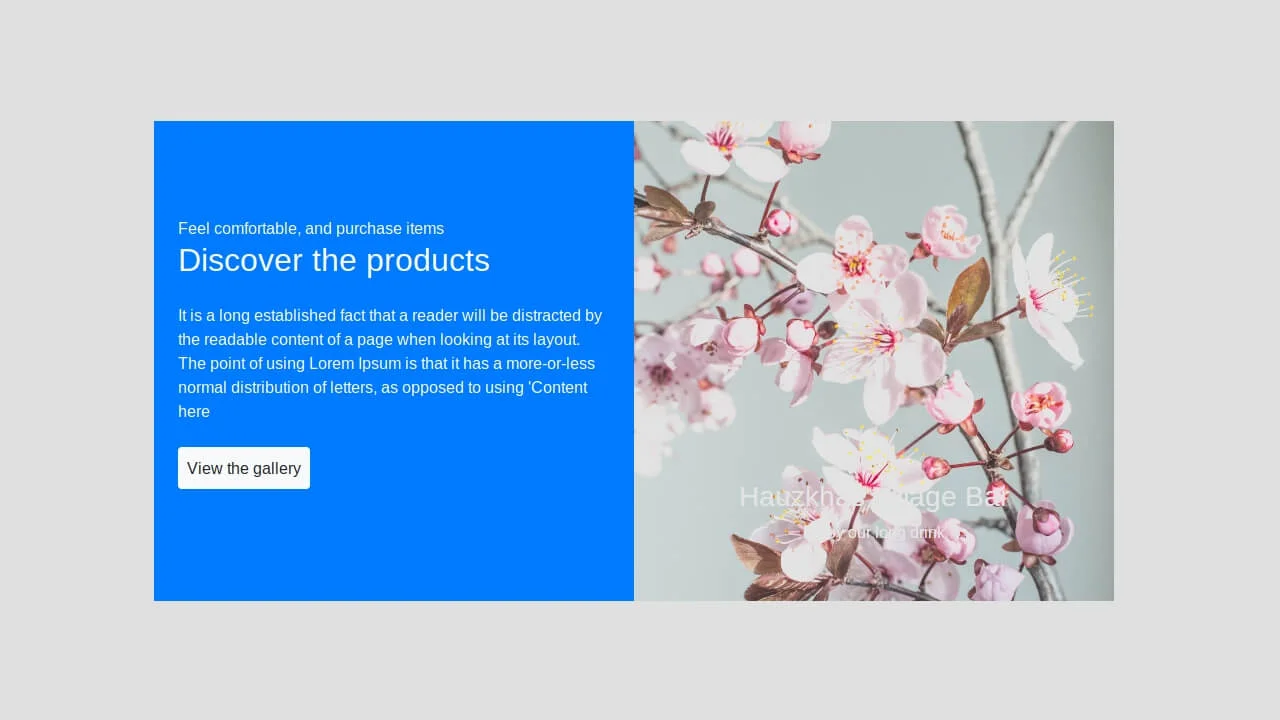 Bootstrap 4 Image Slider