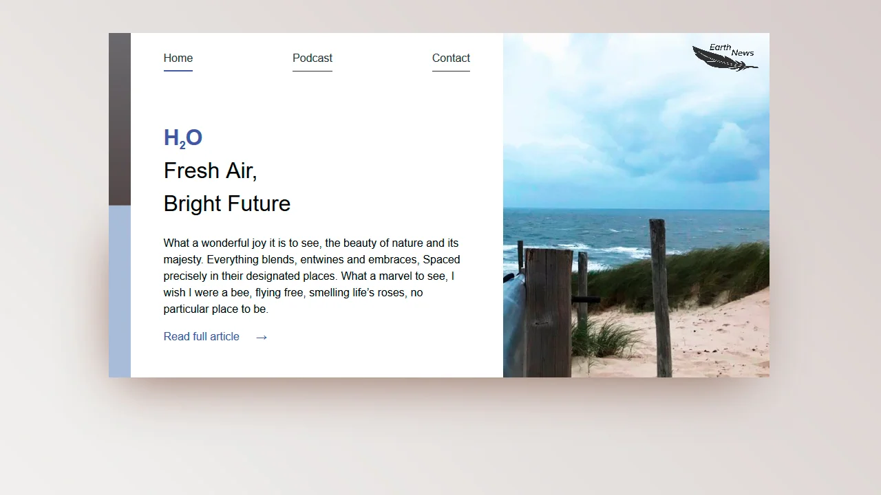 Blog Card: Earth News