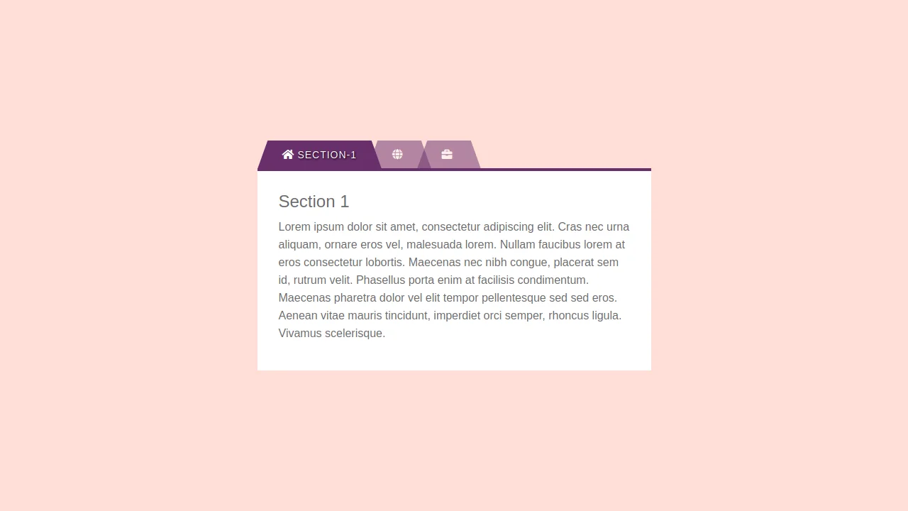 Bootstrap Tab Style