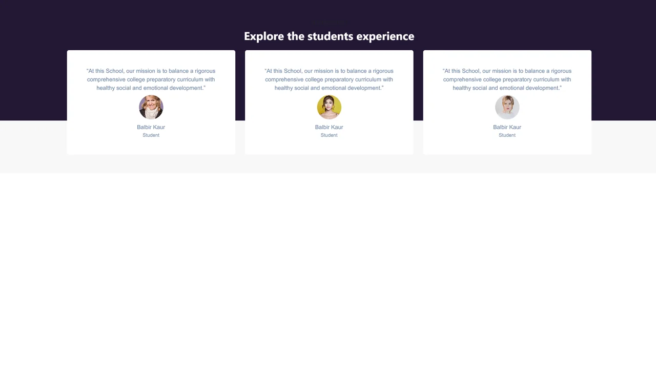 Bootstrap 5 Testimonial Cards