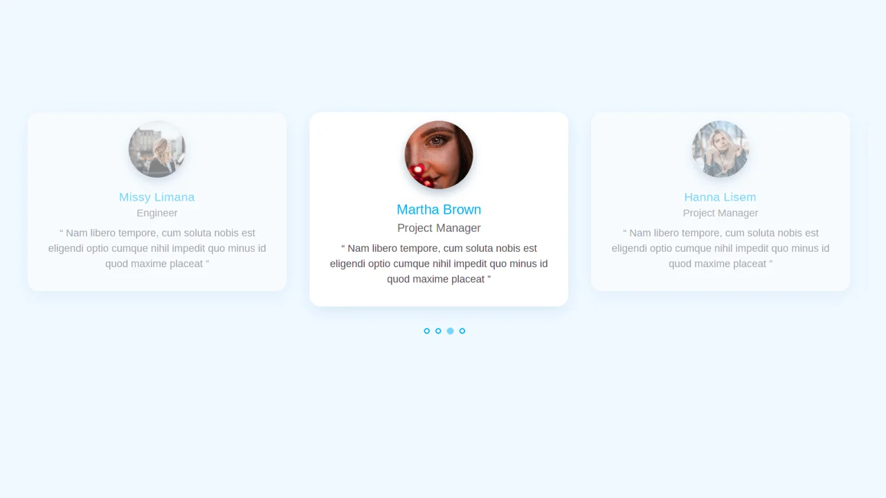Bootstrap Testimonials Carousel