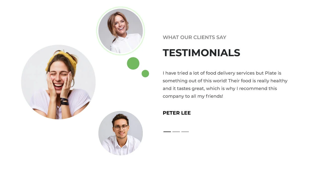 Custom Bootstrap Testimonial Slider