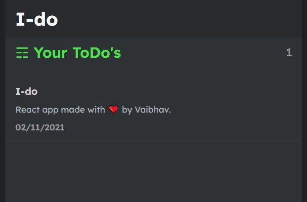React application that uses json server to store all your important tasks