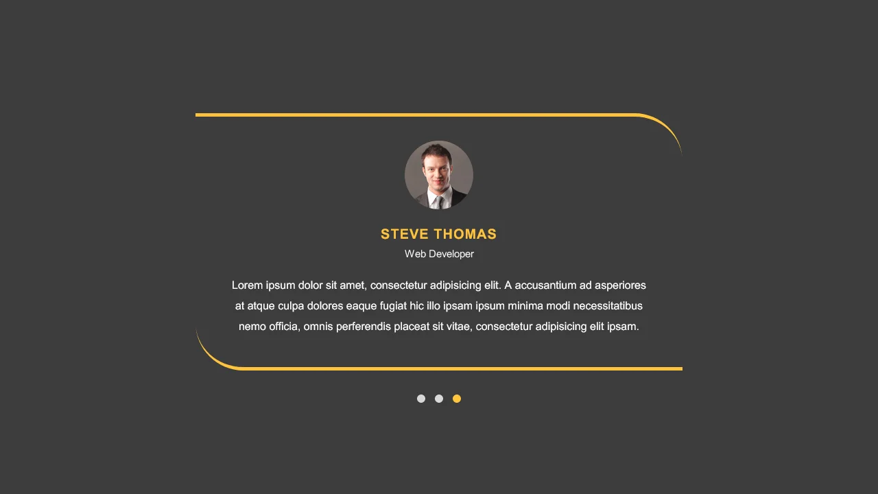 Bootstrap Testimonial Style 71