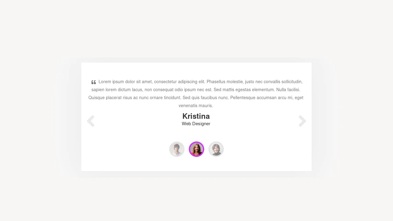 Bootstrap Testimonial Style 59