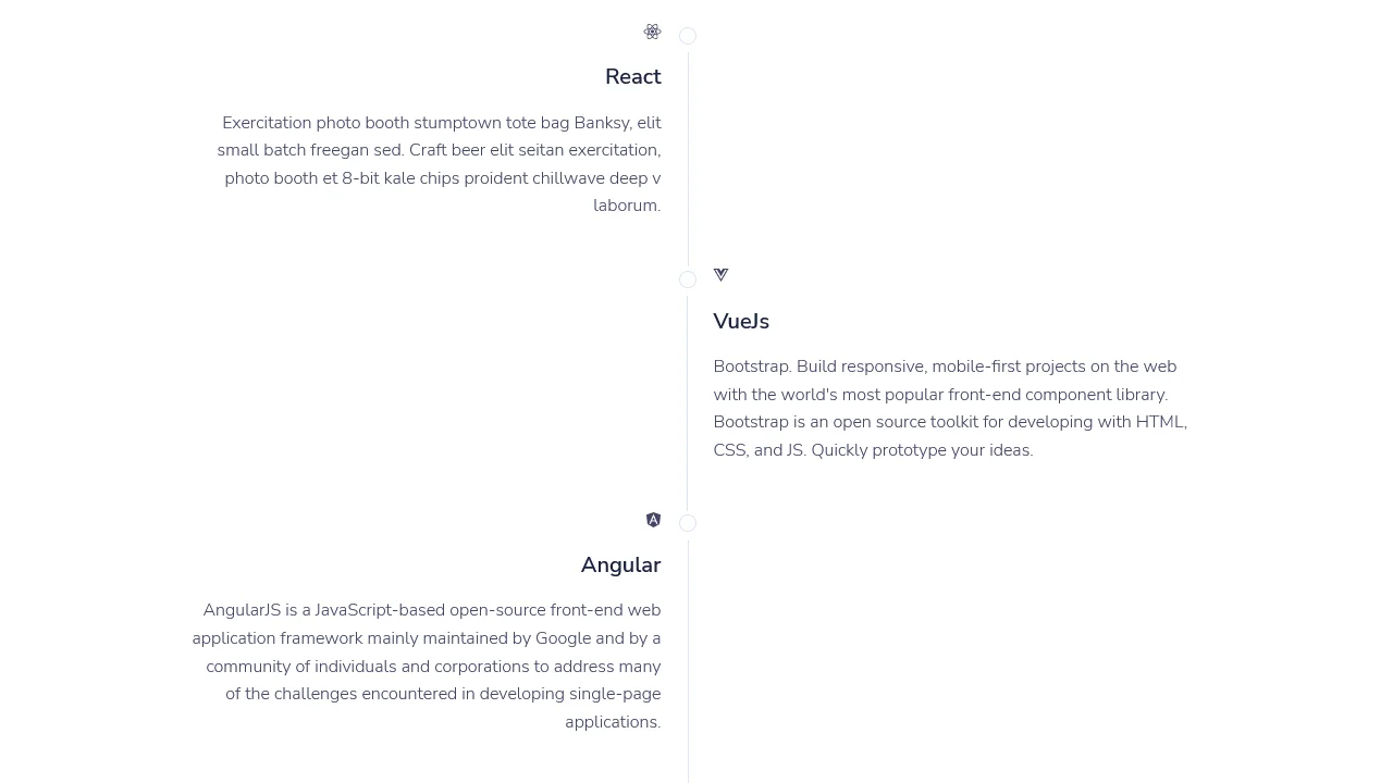 Bootstrap 5 Timeline