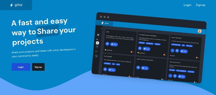 Gittz: A fast and easy way to Share your projects