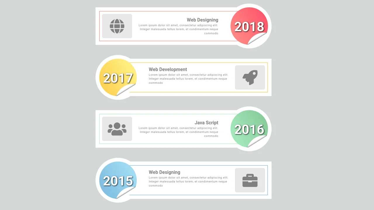 Bootstrap Timeline Style 47