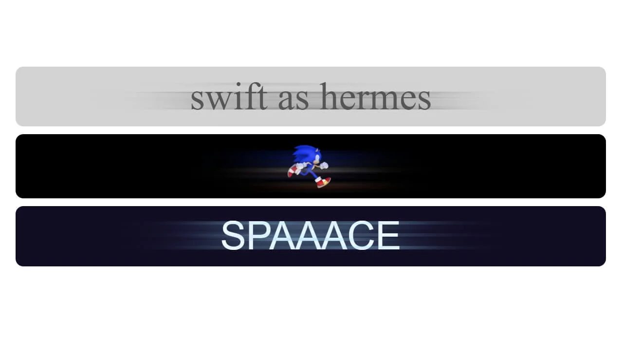 CSS Directional Motion Blur