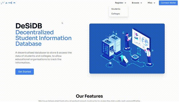 A decentralised database built on Ethereum and Solidity