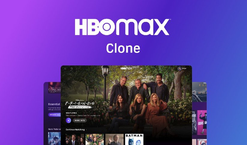 HBO Max Streaming Clone application using React.js