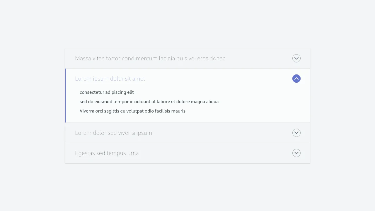 Collapsible/Accordion
