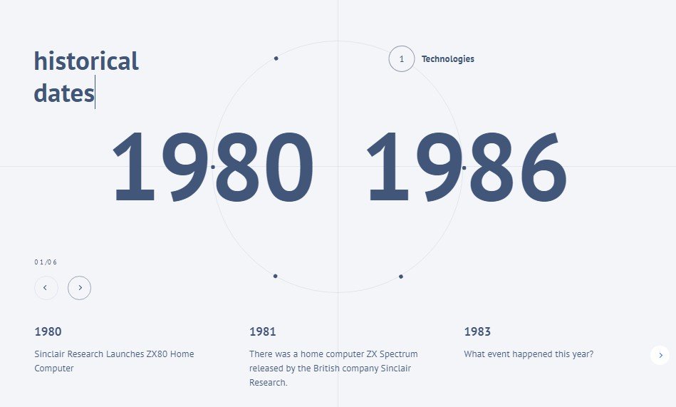 History App with React, TypeScript and styled-components