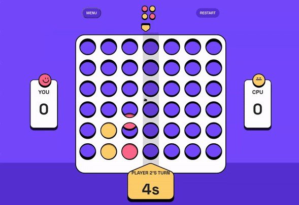 4 In A Line Game With ReactJS