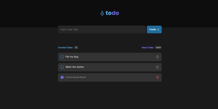 Ignite ToDo using React and Vite