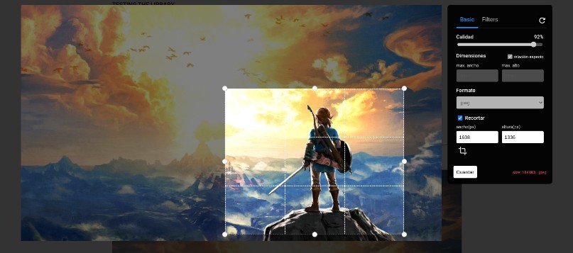 Image Picker Editor library for React.js