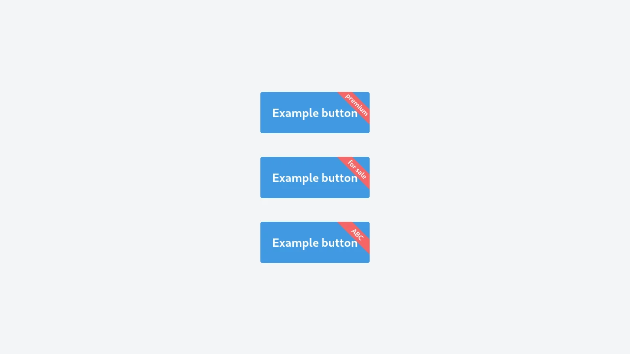 Premium Banner Around Button