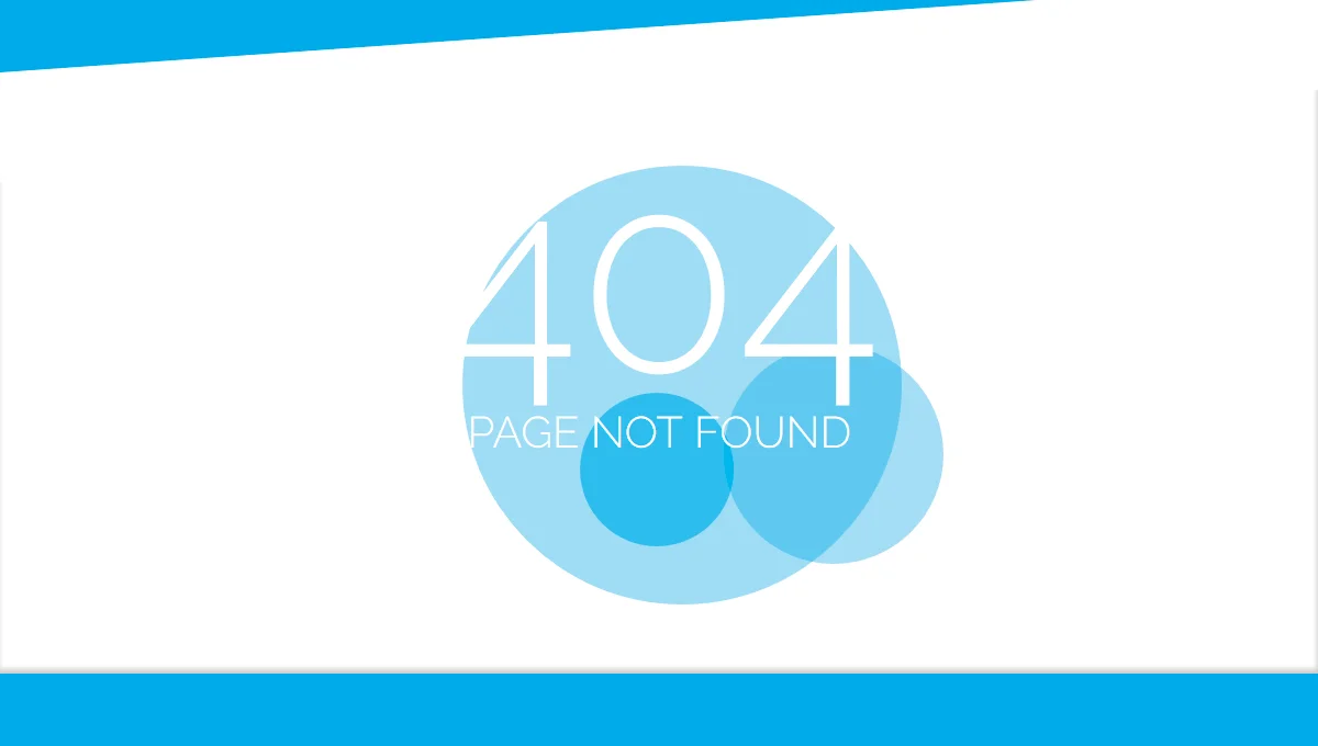 Simple Pure CSS3 404 Error Page