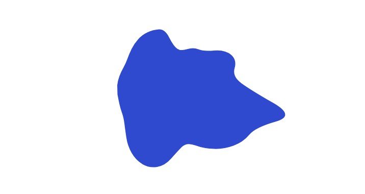 Interactive and customizable dependency-free blob