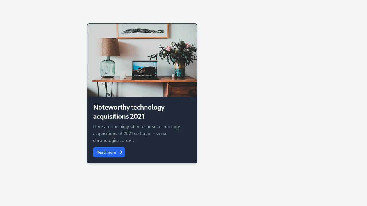 Tailwind CSS Card