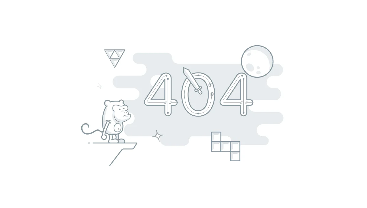 404 Page with SVG