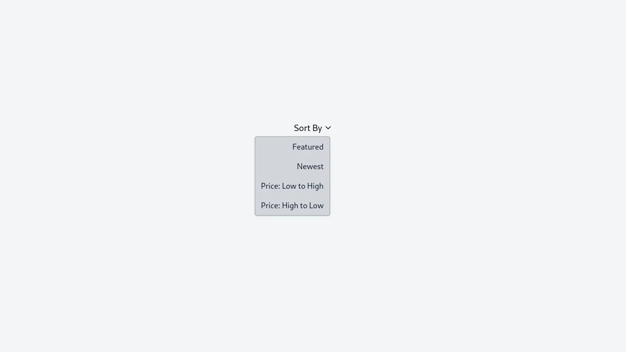 Pure CSS Dropdown Menu