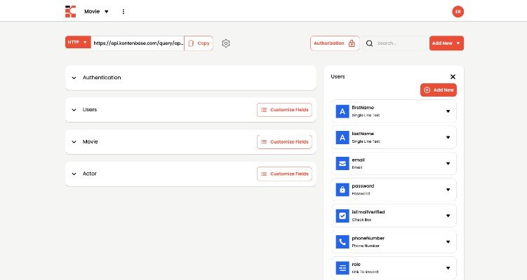 Kontenbase: create backend API, auth, and storage in less than 1 minute without coding