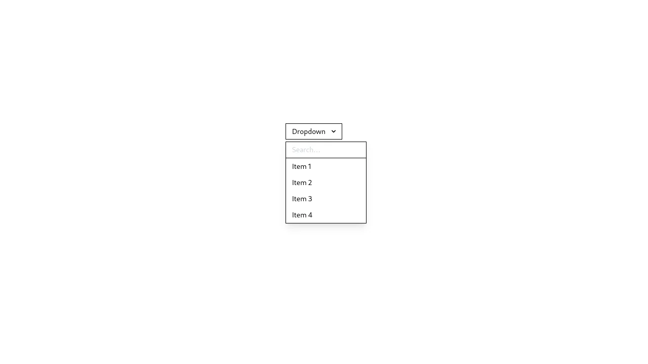 Lo-fi Tailwind CSS Dropdown - With Search