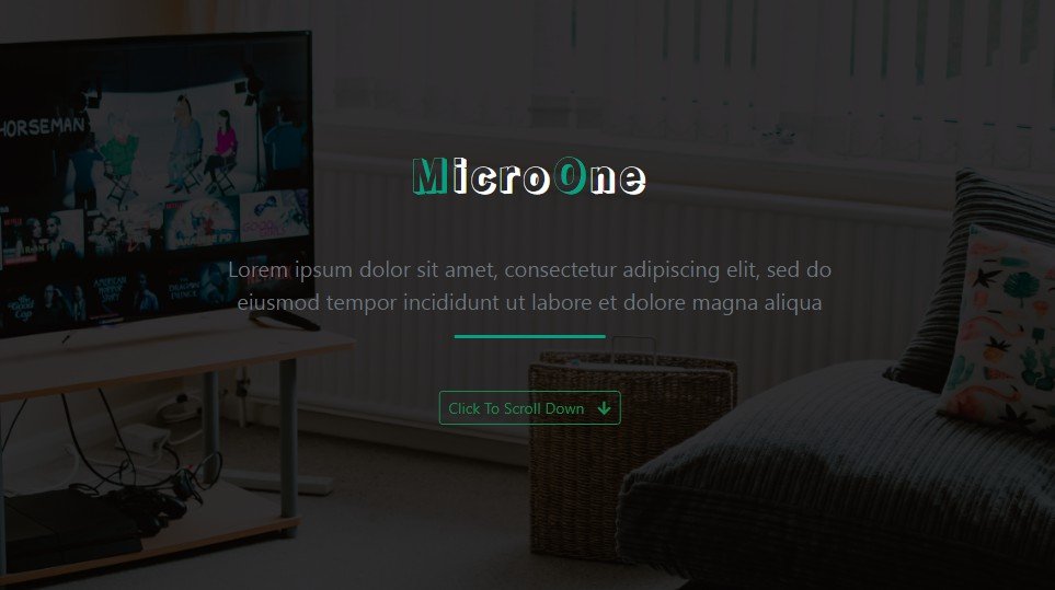 Landing Page For Tv E-commerce Website With React