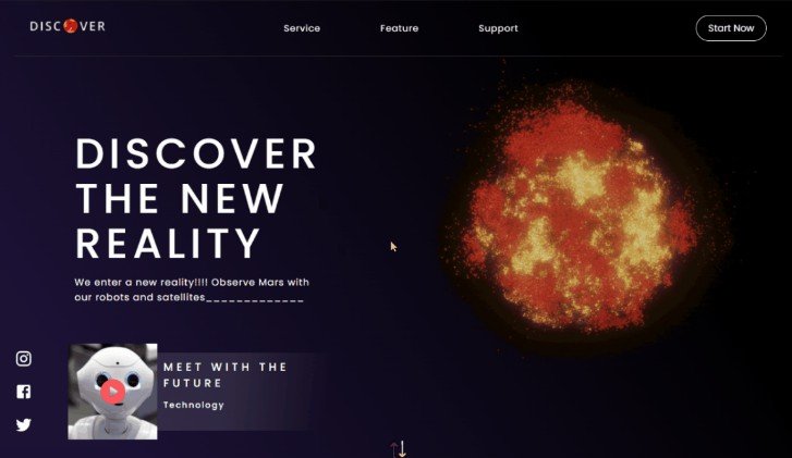 Layout with React JS using NASA API