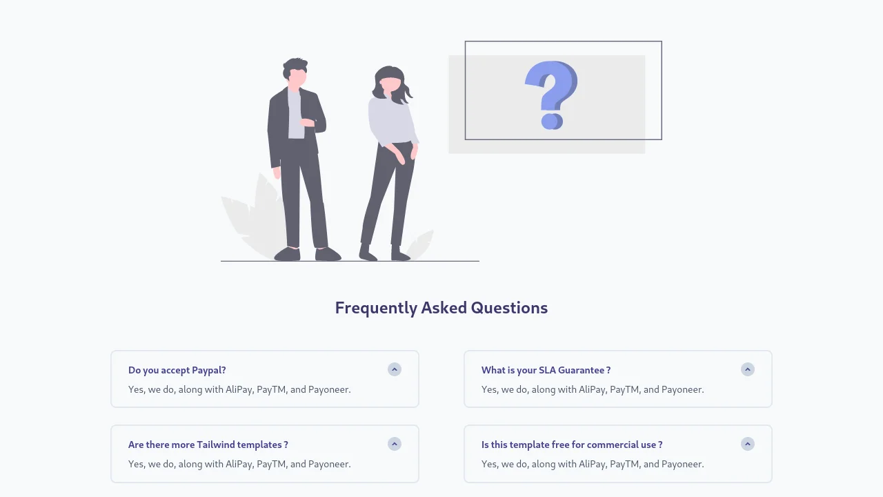 Responsive FAQ (Frequently Asked Question)