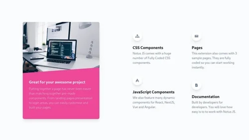 Collection of free Tailwind CSS feature section components from Codepen and other resources