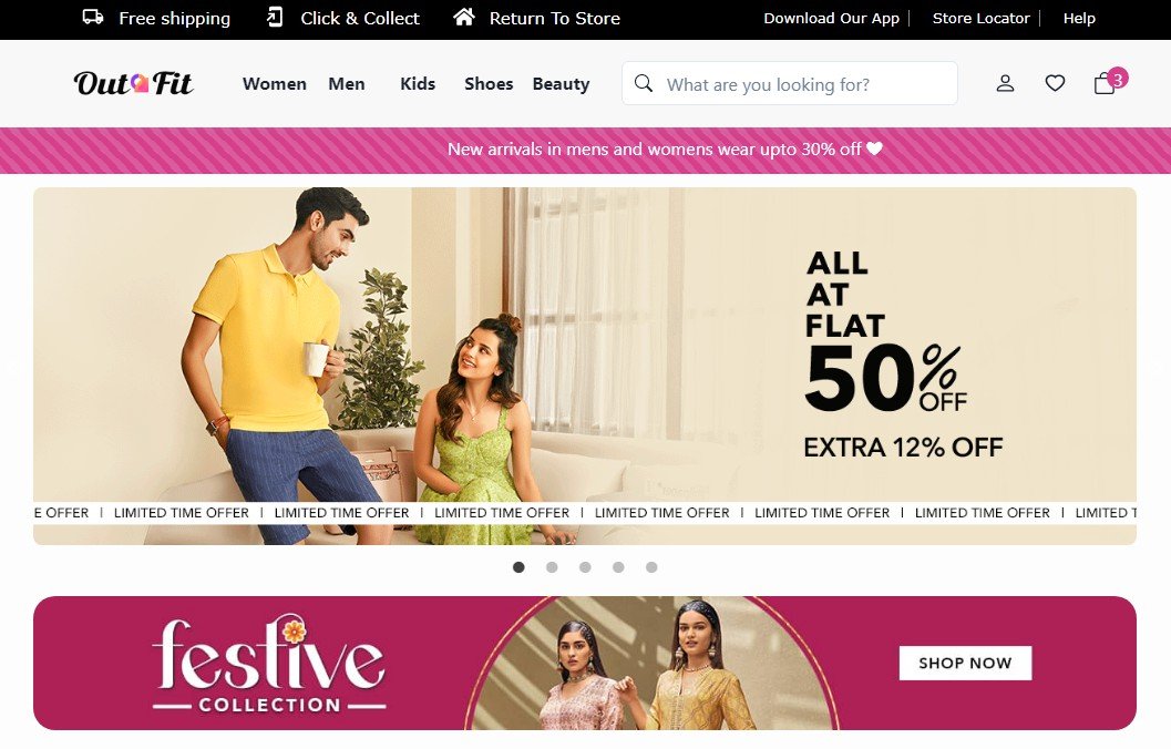 Lifestyles Stores Website clone built with React and Redux