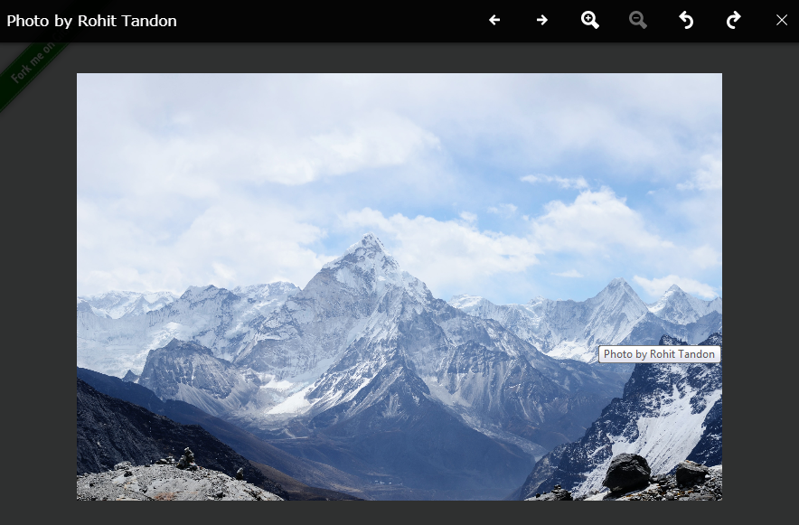 Lightbox-like Image viewer for React