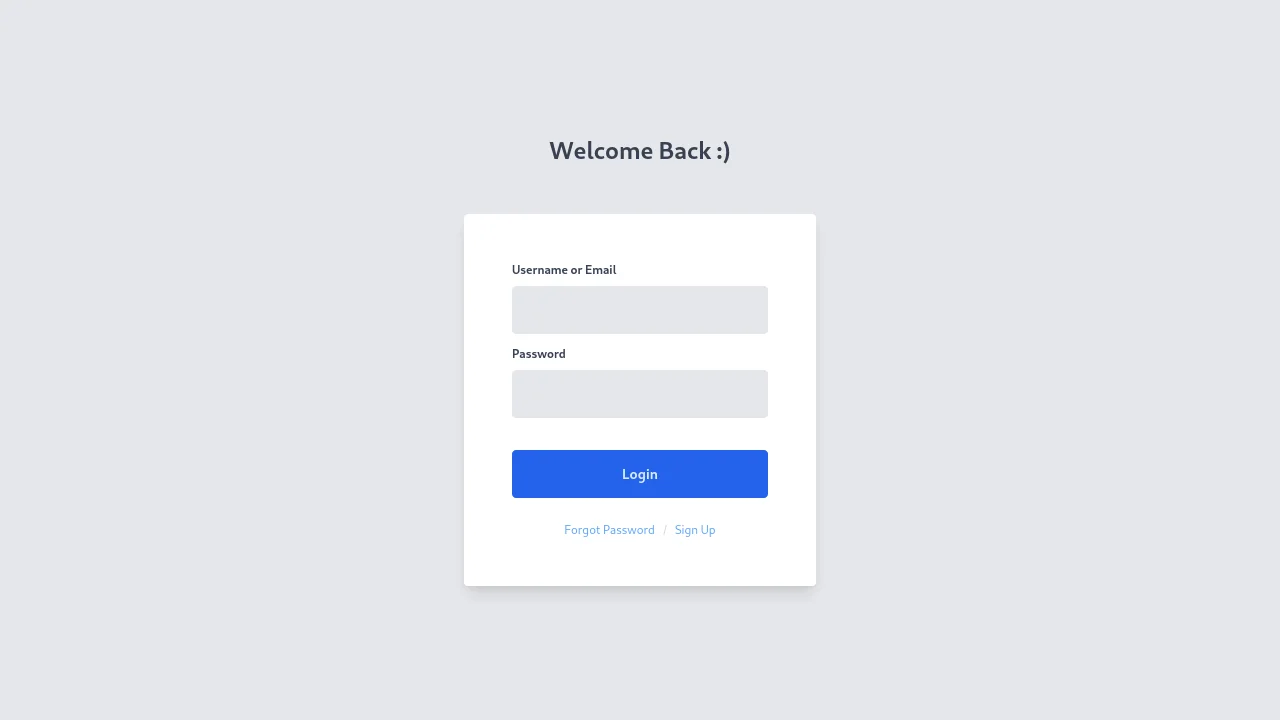 Lo-fi Login Screen - with Tailwind CSS