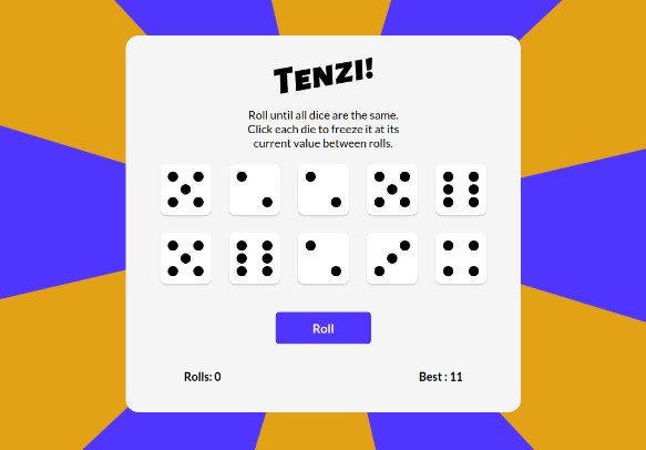 A dice game The player needs to roll dice until they are all the same