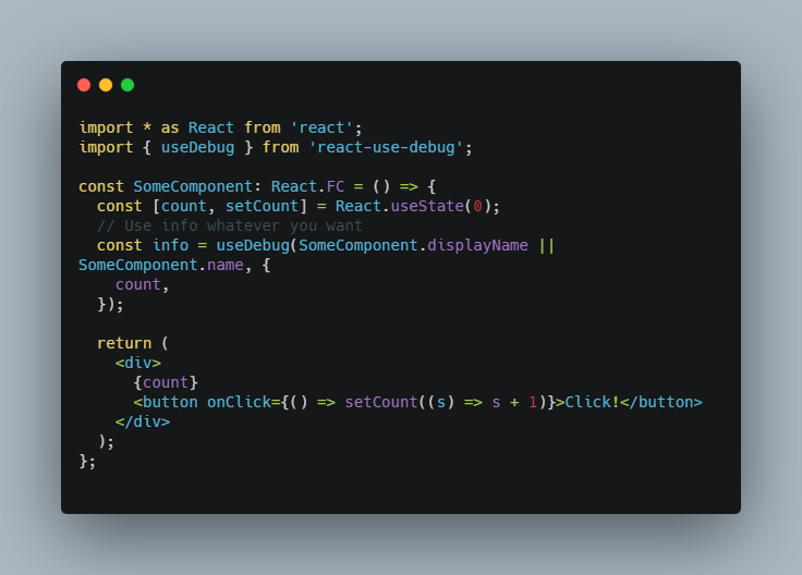 Make your react debugging sweet again