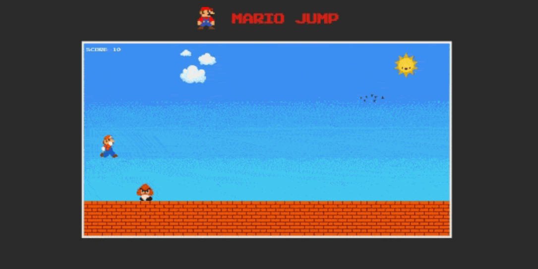 Mario Jump Game built with React and Redux Toolkit